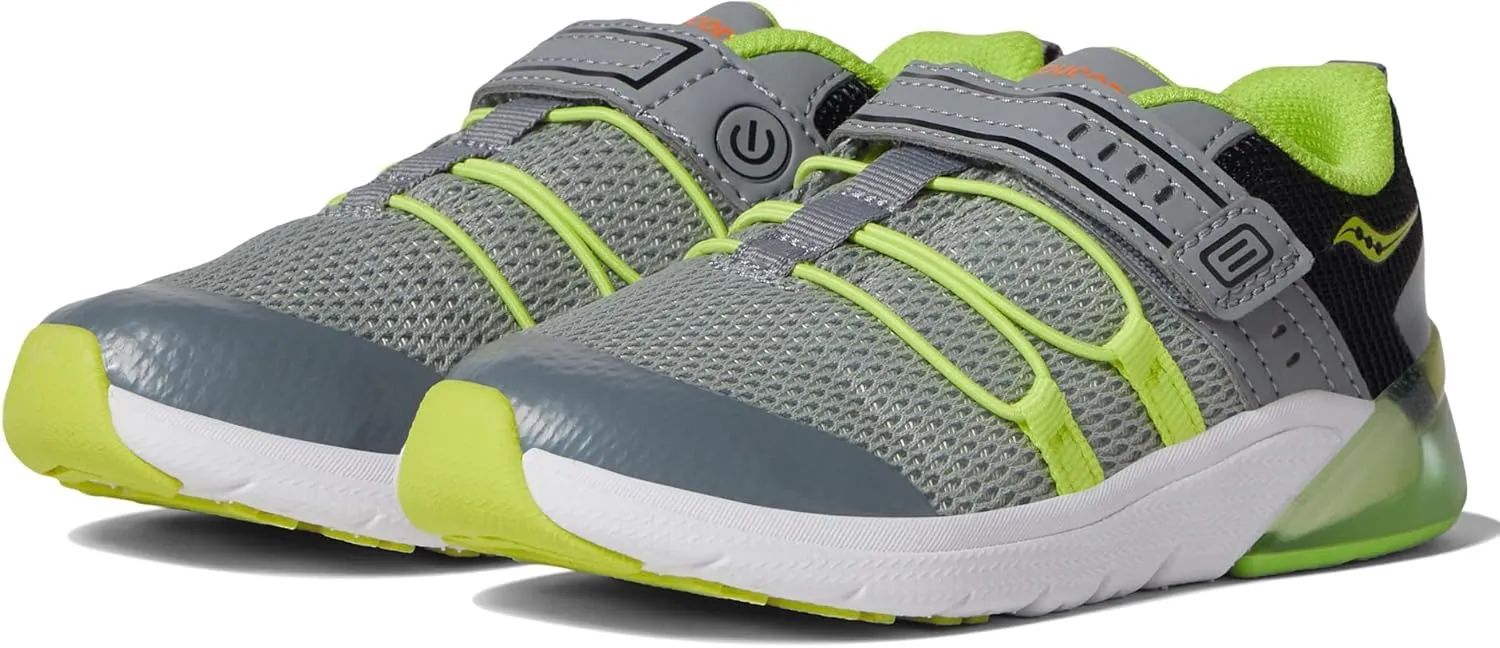Saucony Unisex-Child Flash Glow 2.0 Jr Sneaker