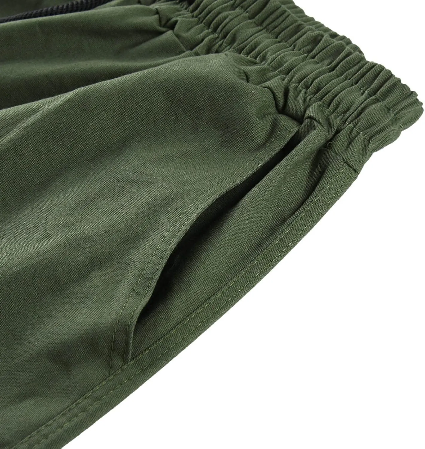 sdbrld Cargo Pants For Men Mens Trendy Relaxed Fit Pants Beach Streetwear Baggy Trousers Cargo Pants with Zipper Pockets