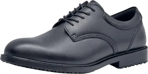 Shoes for Crews Cambridge Men's Uniform Dress Work Shoes, Oxford Shoes, Slip Resistant, Water Resistant, Black, 17 M