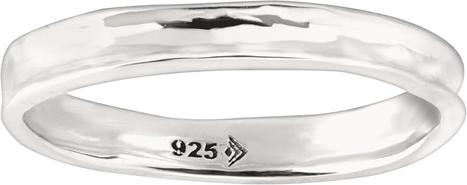 Silpada 'Stellar Stable' Stacking Ring in Hammered Sterling Silver