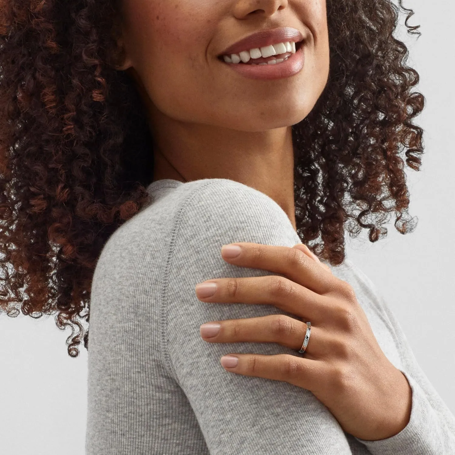 Silpada 'Stellar Stable' Stacking Ring in Hammered Sterling Silver