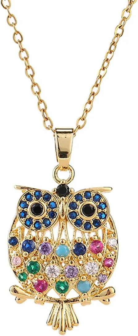 Sonateomber Gold Evil Eye Hamsa Pendant Necklace for Women - Simple Cute Dainty Cubic Zirconia Rhinestone Ojo Turco Turkish Third Eye Necklaces Jewelry Gifts