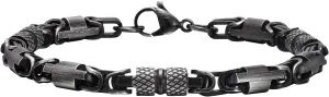 Stainless Steel Byzantine Link Bracelets for Men, Stylish Waterproof Wrist Chain Bangle Mens Classic Jewelry Gifts for Dad Husband Son Boyfriend on Christmas/Valentine's Day/Birthday