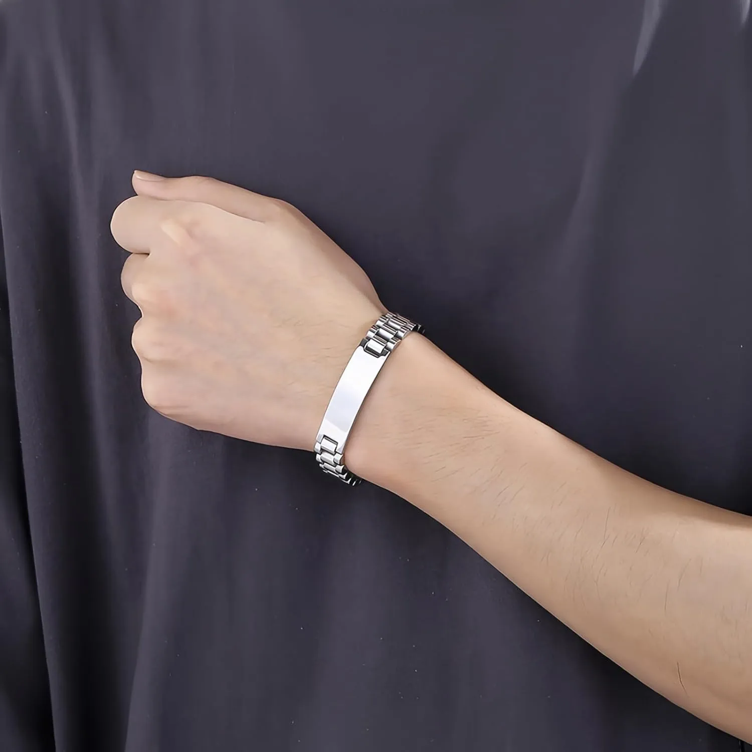 Stainless Steel Men's Bracelets Classic & Durable Mens Bracelet Stylish Elegant Men Jewelry Perfect Gifts for Men