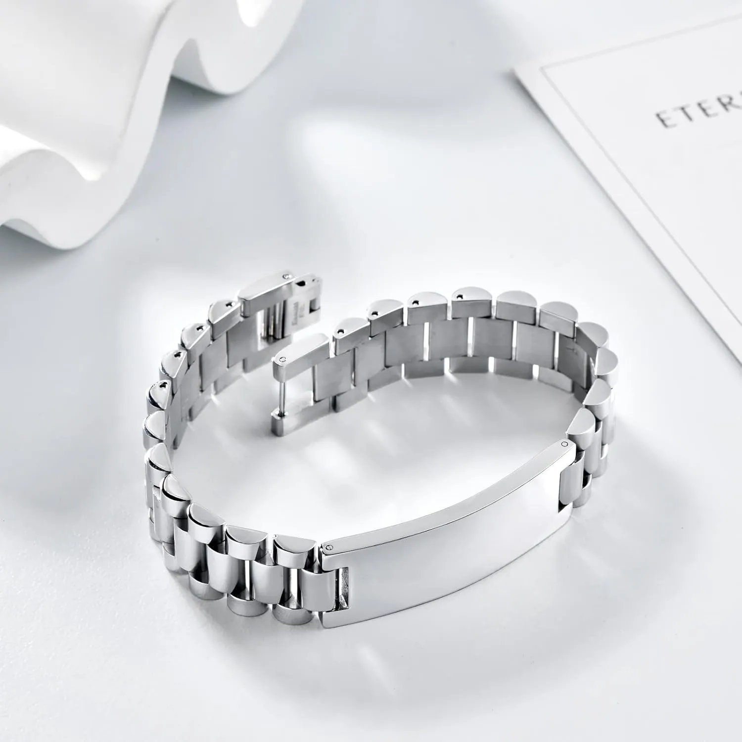 Stainless Steel Men's Bracelets Classic & Durable Mens Bracelet Stylish Elegant Men Jewelry Perfect Gifts for Men