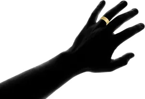 Steeltime Classic Stainless Steel Lords Prayer Ring Band in English or Spanish our father- Padre Nuestro