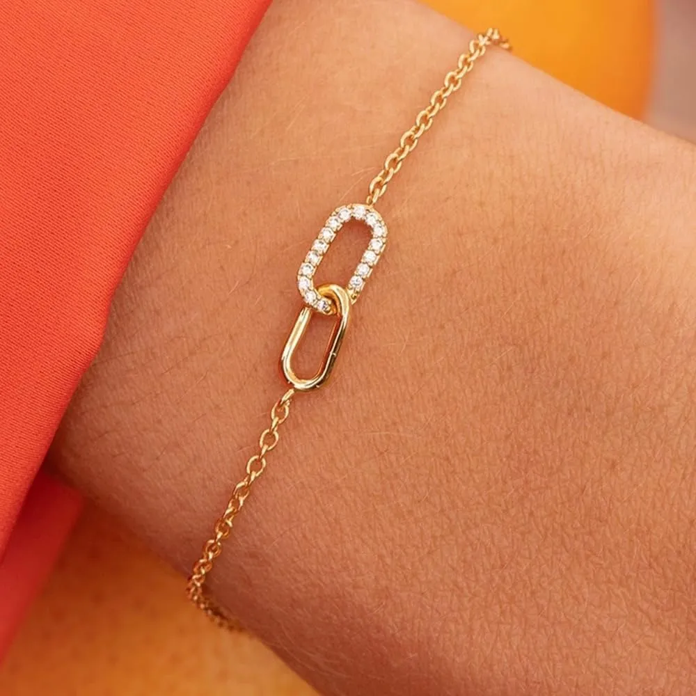 Sterling Silver Bracelets for Women Friendship Bracelets for Bestie, Best Friend Jewelry for Birthday, Wedding