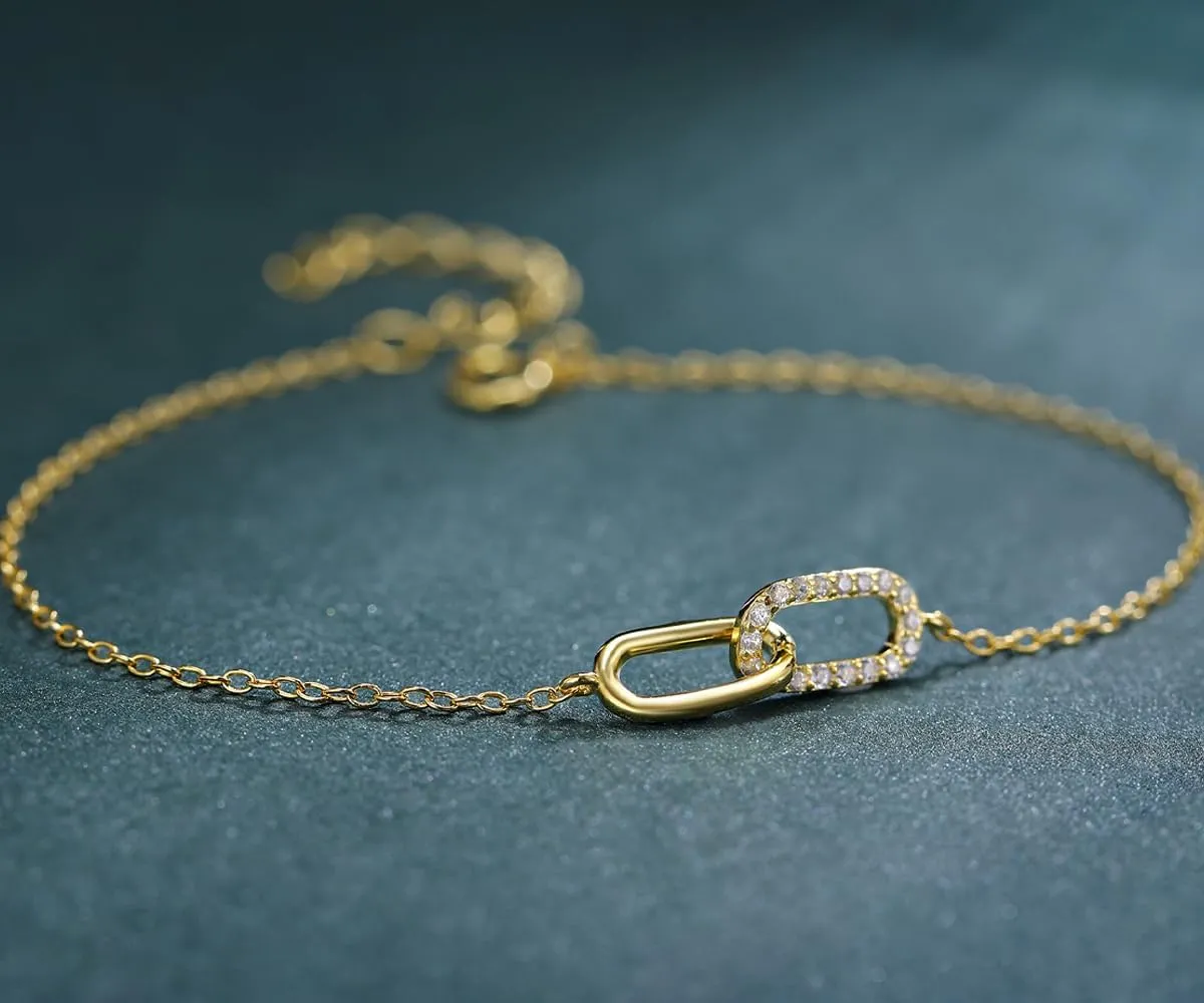 Sterling Silver Bracelets for Women Friendship Bracelets for Bestie, Best Friend Jewelry for Birthday, Wedding