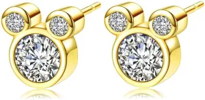Stud Earring,S925 Silver Stud Earrings with Sparkling CZ Birthstone,Cute And Charm Stud Ear jewelry for Women Girl Gift,Hypoallergenic,6 Colors Available with Jewelry Box