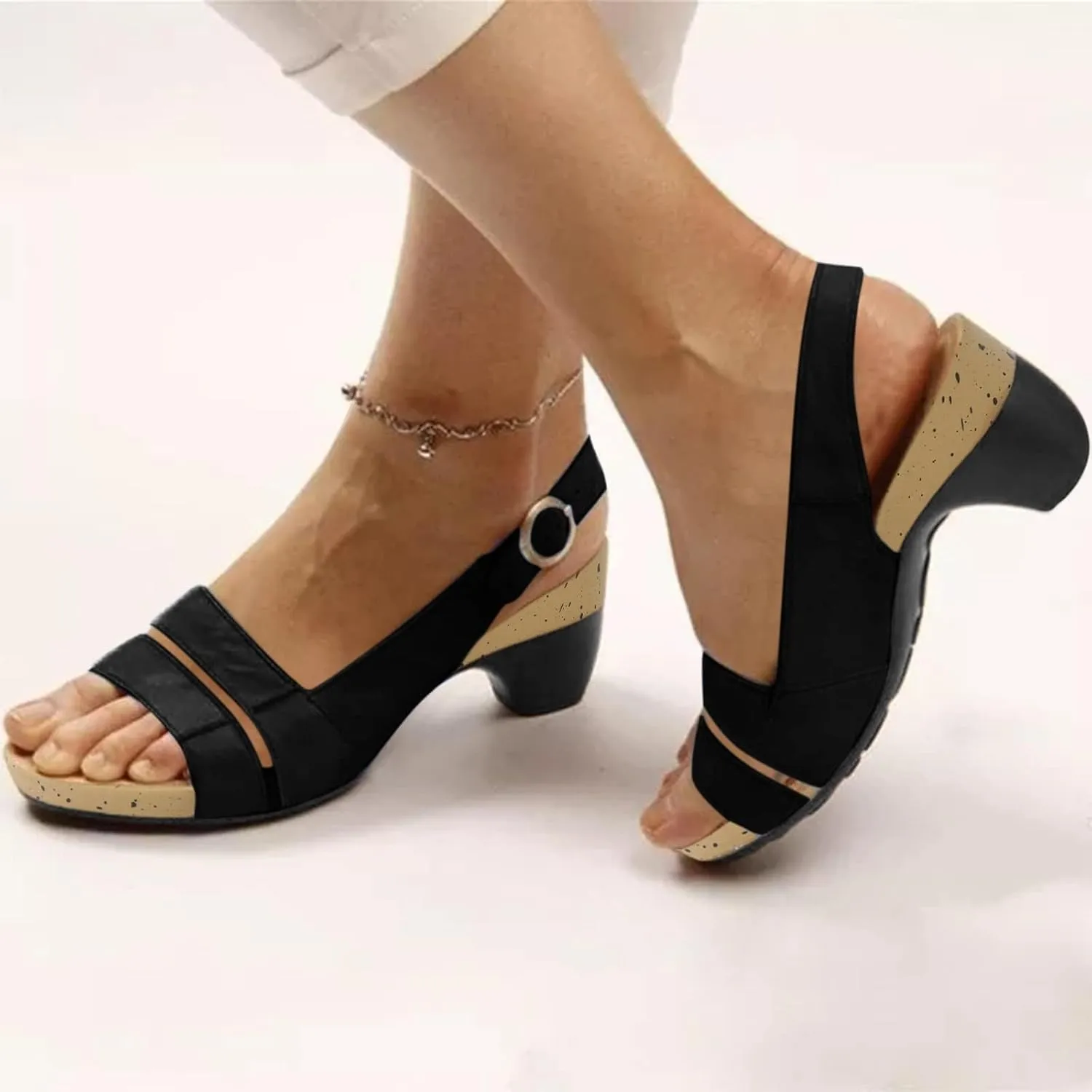 Summer Sandals for Women 2025 Comfy Orthopedic Orthotic Sandal Platform Wedge Sandals for Women Grishay Stylish Shoes