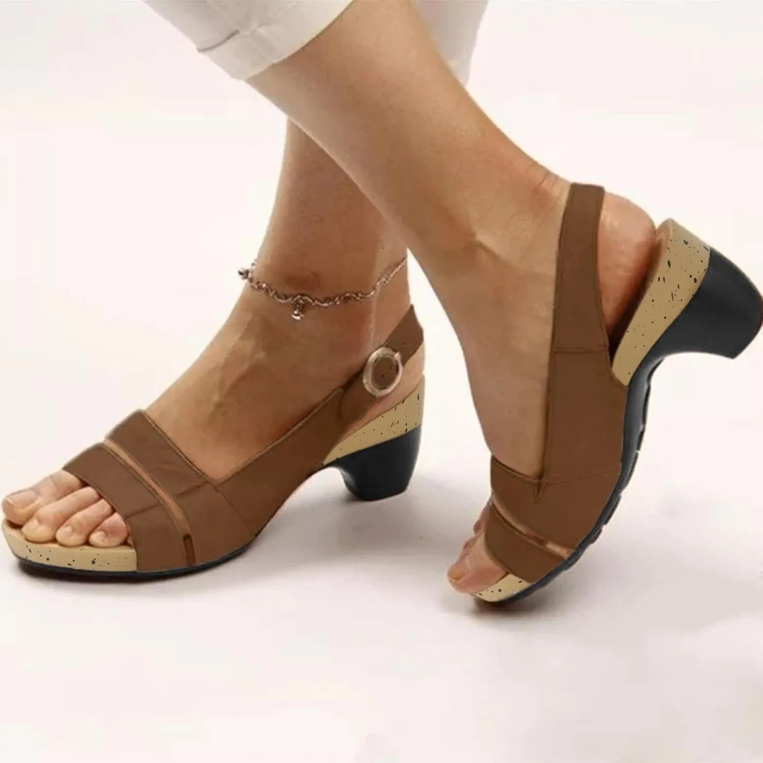 Summer Sandals for Women 2025 Comfy Orthopedic Orthotic Sandal Platform Wedge Sandals for Women Grishay Stylish Shoes