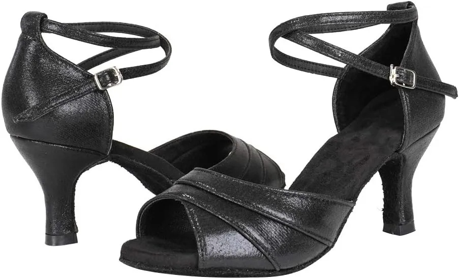 SWDZM Women Latin Dance Shoes Ladies Modern Tango Salsa Party Dress Shoes,Model-WH803