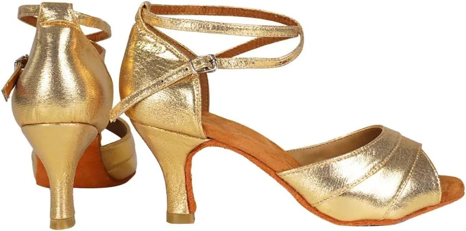 SWDZM Women Latin Dance Shoes Ladies Modern Tango Salsa Party Dress Shoes,Model-WH803