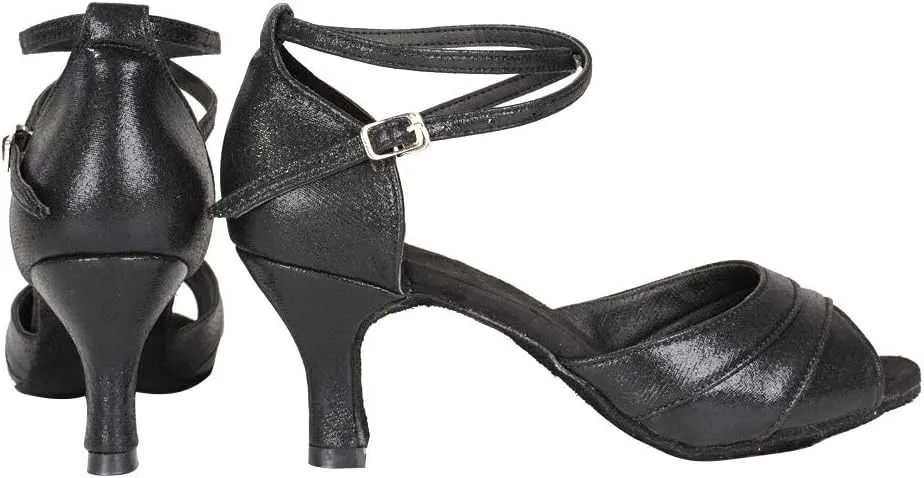 SWDZM Women Latin Dance Shoes Ladies Modern Tango Salsa Party Dress Shoes,Model-WH803