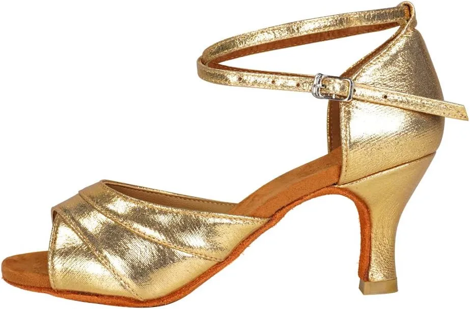 SWDZM Women Latin Dance Shoes Ladies Modern Tango Salsa Party Dress Shoes,Model-WH803