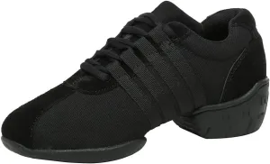 SWDZM Women's Jazz Shoes Lace-up Sneakers Breathable Air Cushion Split Sole Athletic Walking Dancing Shoes,Model T01