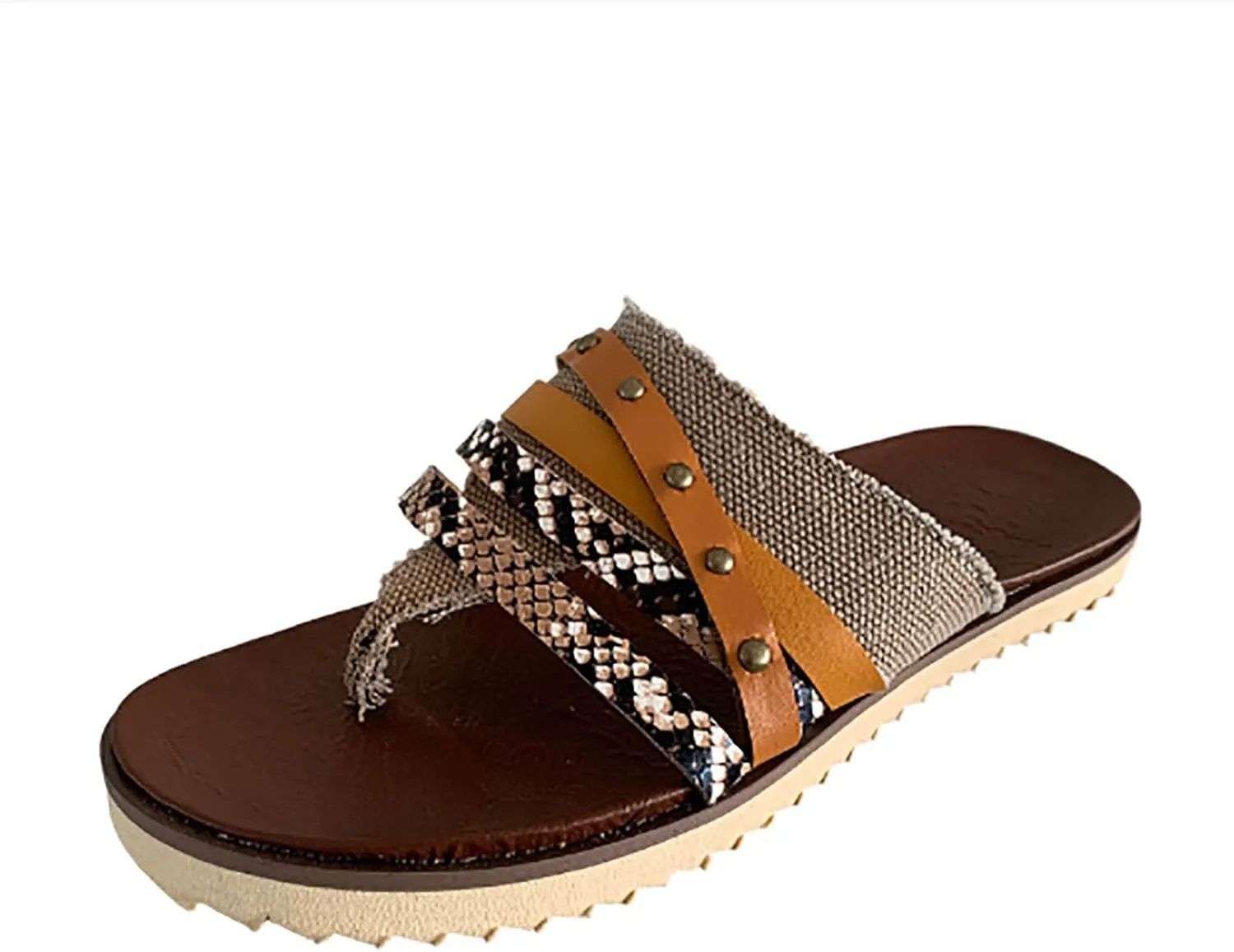 Thong Sandals For Women Flat Shoes Retro Slippers Flip Flops Sandals Women Yoga Mat Mens Flip Flops Shower Sandal