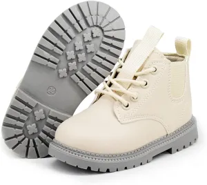 Timatego Toddler Boys Girls Hiking Boots Waterproof Non Slip Warm Winter Ankle Oxford Shoes Kids Rain Snow Boots(Toddler/Littler Kid)