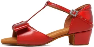 TINRYMX Girls&Women Latin Dance Shoes Ballroom Salsa Tango Professional Performance Practice Dance Shoes,Model-EM-PMTL