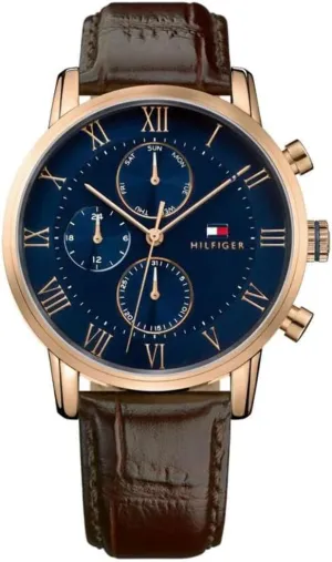 Tommy Hilfiger Men's 1791399 Sophisticated Sport Analog Display Quartz Brown Watch