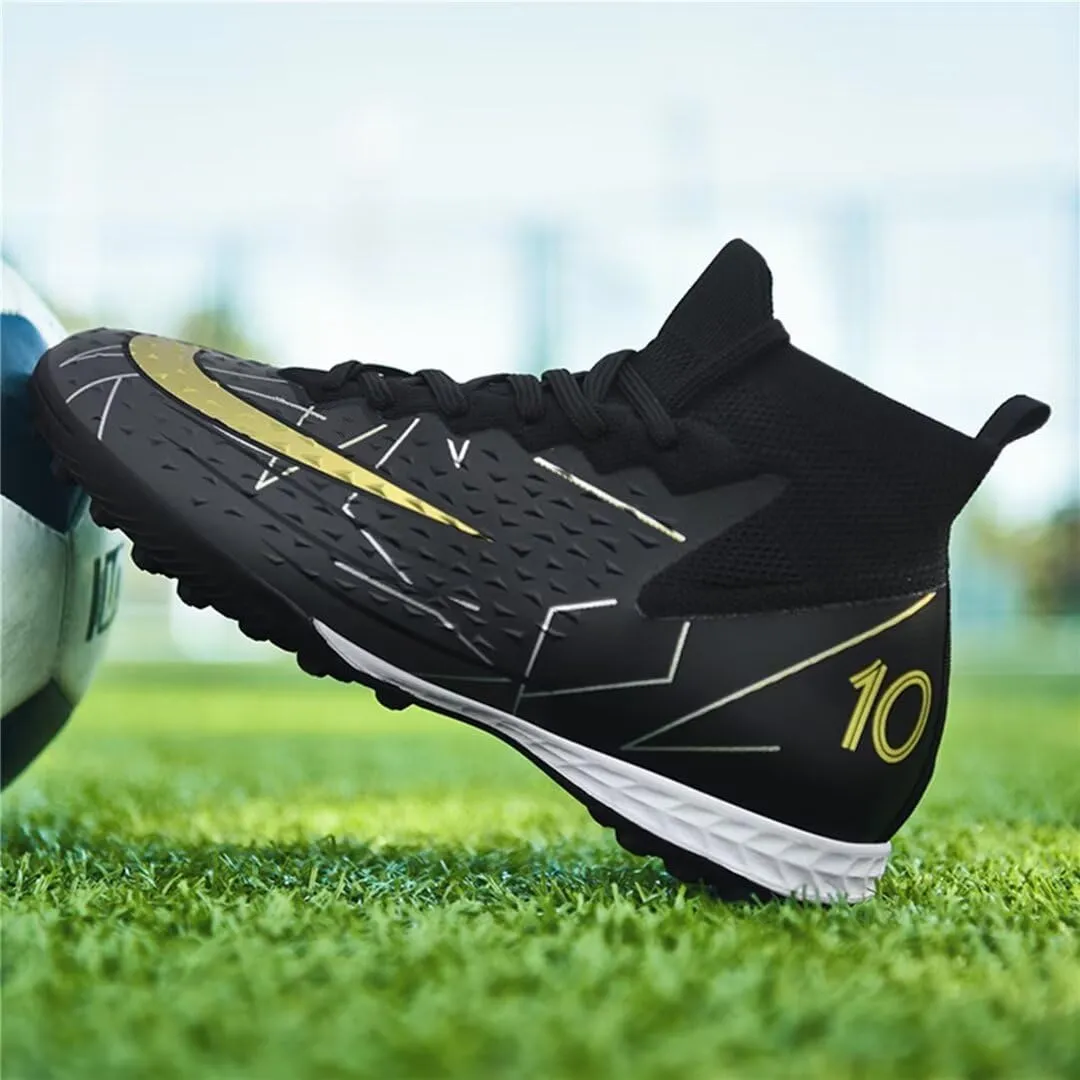 Turf Soccer Shoes Men Women Indoor Soccer Cleats Youth Football Boots Adult High Top Training Zapatos de Ftbol TF FG