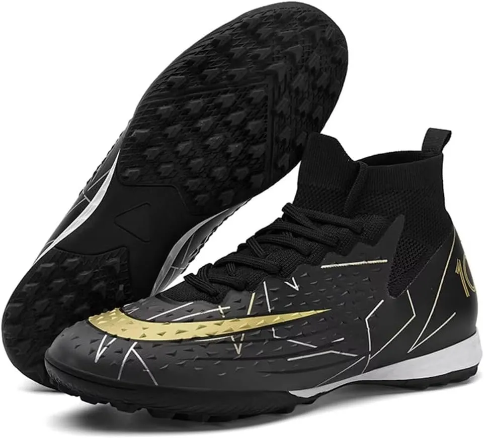 Turf Soccer Shoes Men Women Indoor Soccer Cleats Youth Football Boots Adult High Top Training Zapatos de Ftbol TF FG