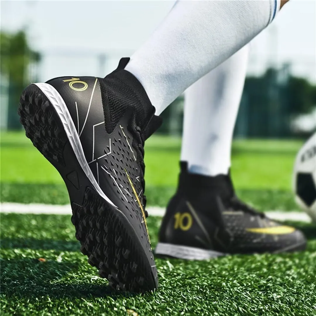 Turf Soccer Shoes Men Women Indoor Soccer Cleats Youth Football Boots Adult High Top Training Zapatos de Ftbol TF FG
