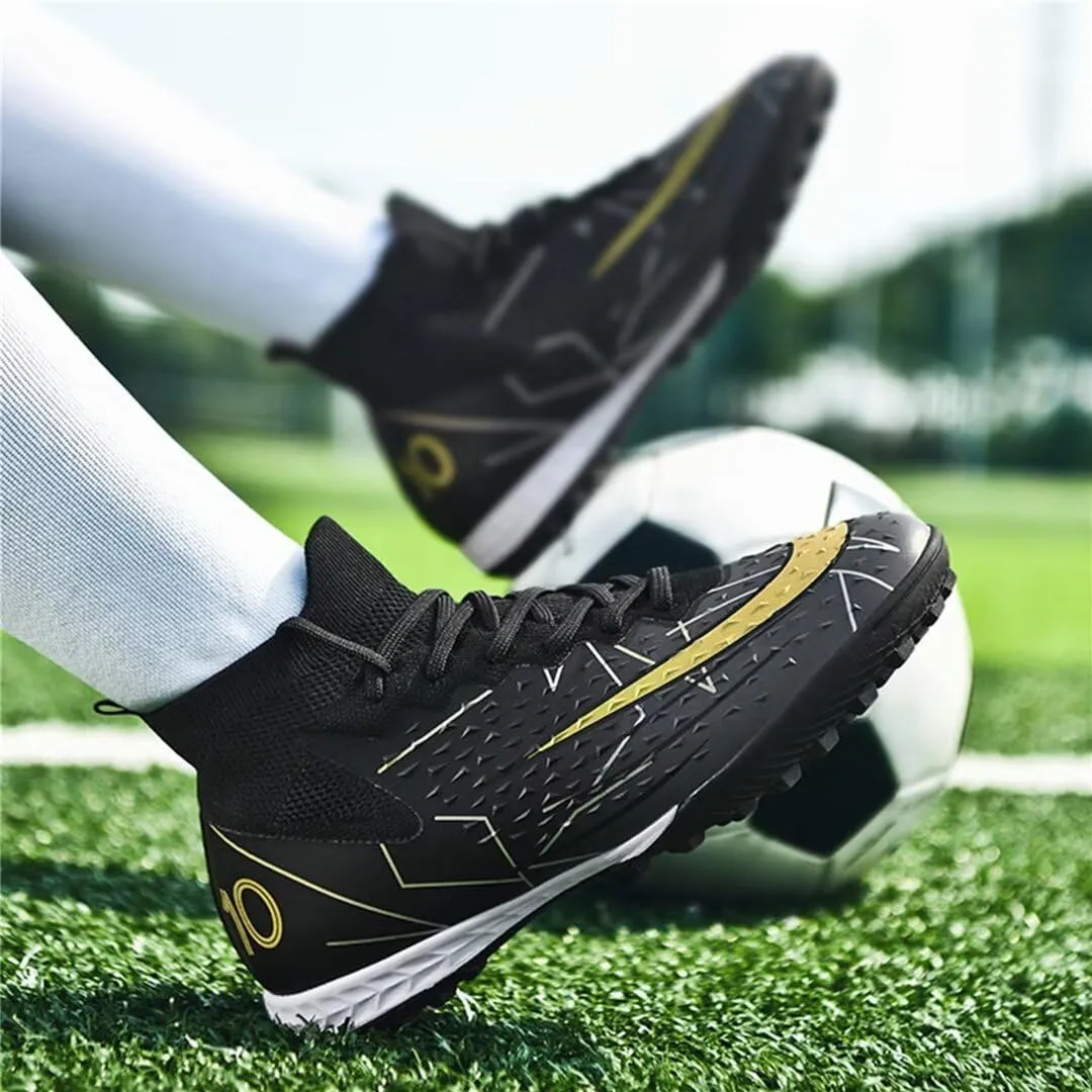 Turf Soccer Shoes Men Women Indoor Soccer Cleats Youth Football Boots Adult High Top Training Zapatos de Ftbol TF FG
