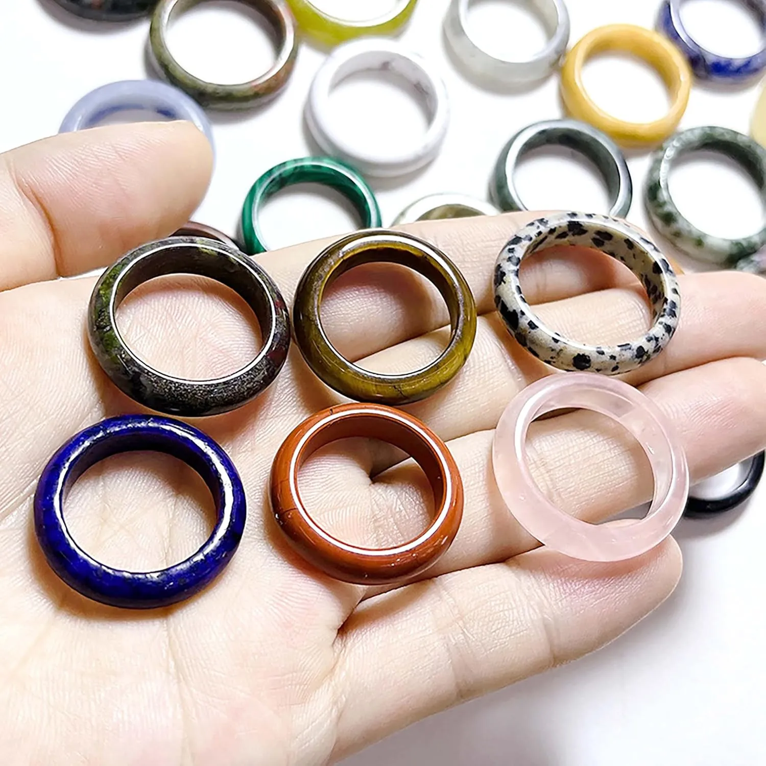 Unique Stone Rings  Handcrafted Fashion Jewelry for Mindful Living and Personal Style