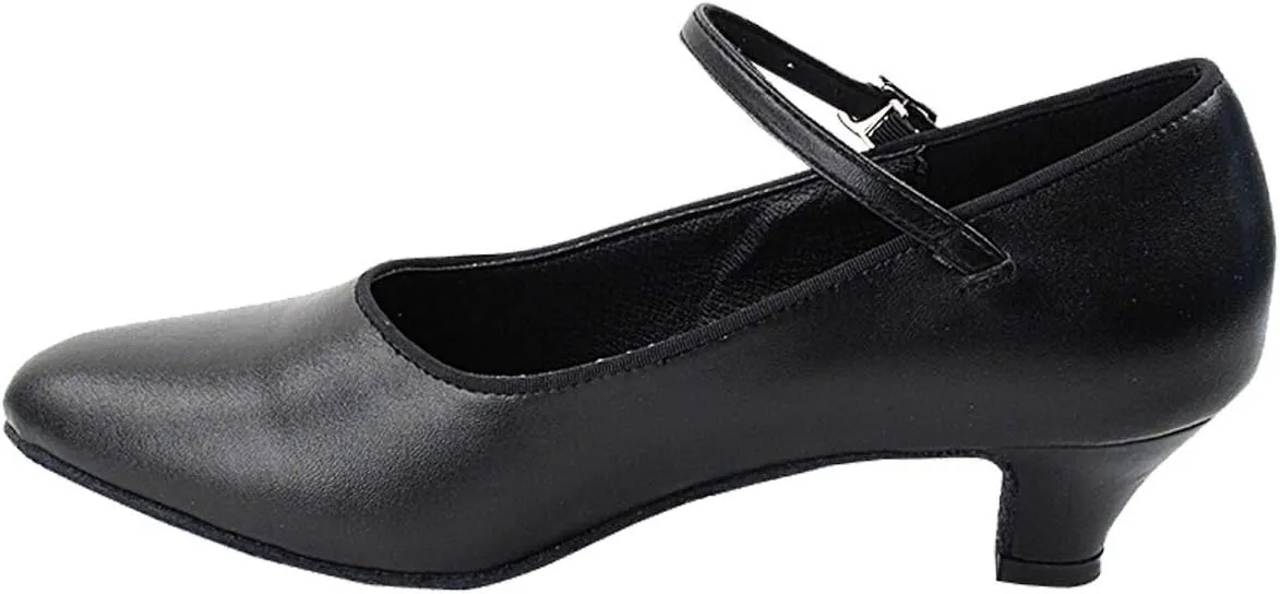 Very Fine Bundle Women's Ballroom Dance Shoes Salsa Latin Practice Shoes Sera5522EB Comfortable Dance Shoes 1.2"