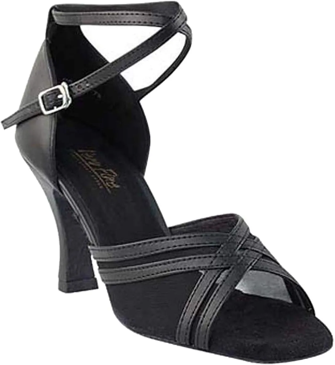 Very Fine Women's Ballroom Dance Shoes Tango Wedding Salsa Dance Shoes Tan Leather 5017EB Comfortable Dance Shoes