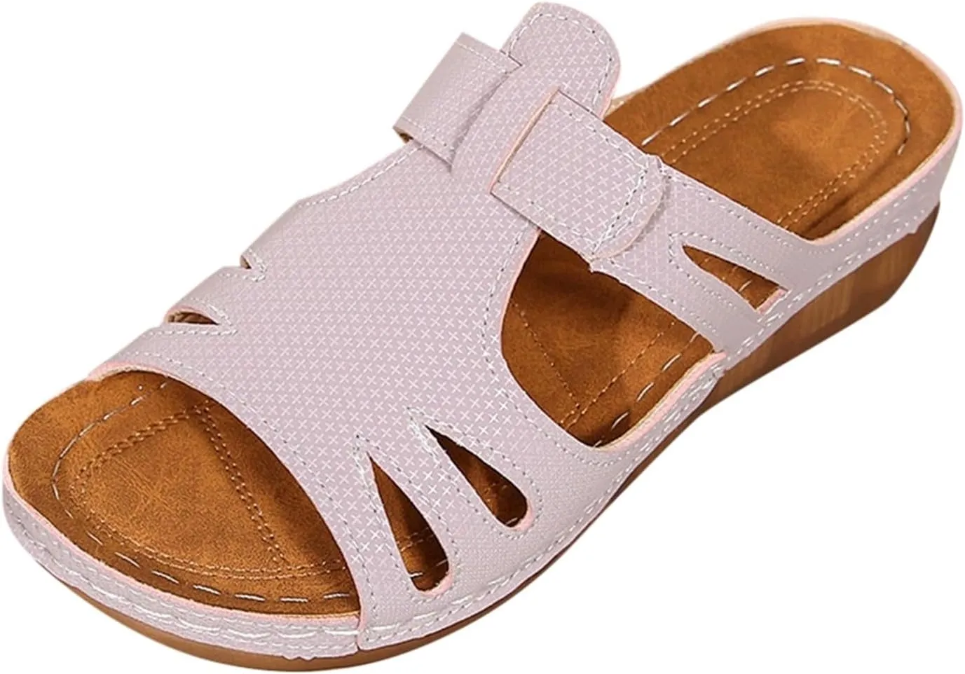 Woman Sandals Bohemian Women'S Dress Shoes With Non Slip Beach Wide Width Wedge Shoes For Women