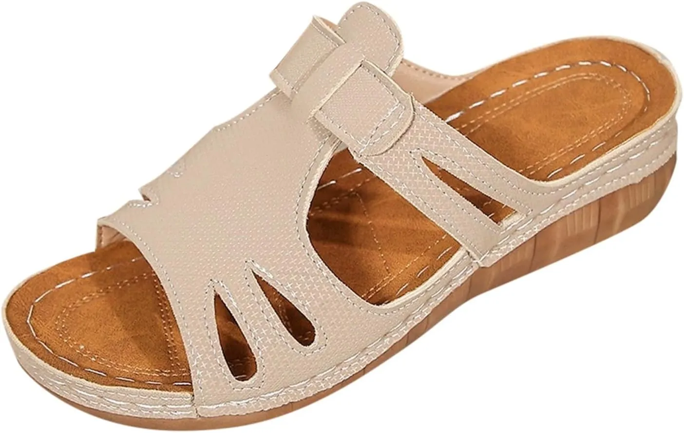 Woman Sandals Bohemian Women'S Dress Shoes With Non Slip Beach Wide Width Wedge Shoes For Women