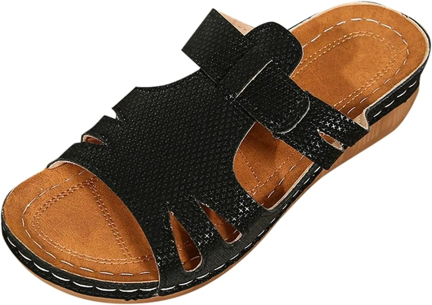 Woman Sandals Bohemian Women'S Dress Shoes With Non Slip Beach Wide Width Wedge Shoes For Women