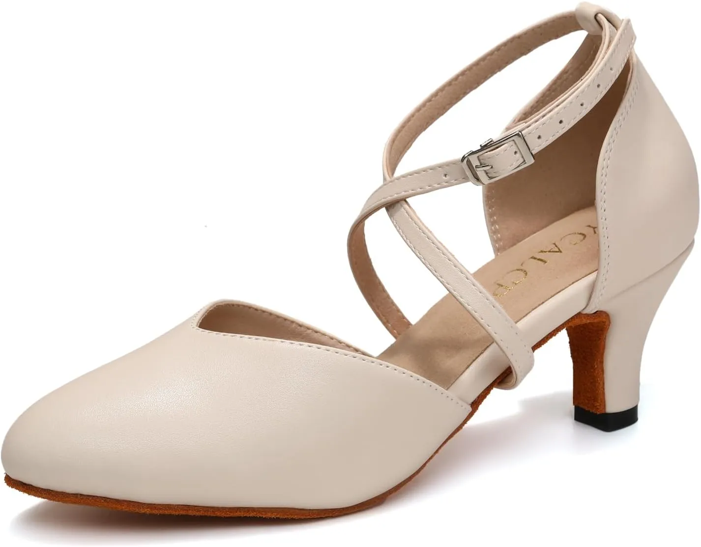 Women Ballroom Dance Shoes Closed Toe Performence Practice Tango Modern Waltz Latin Salsa Dance Shoes,model L666