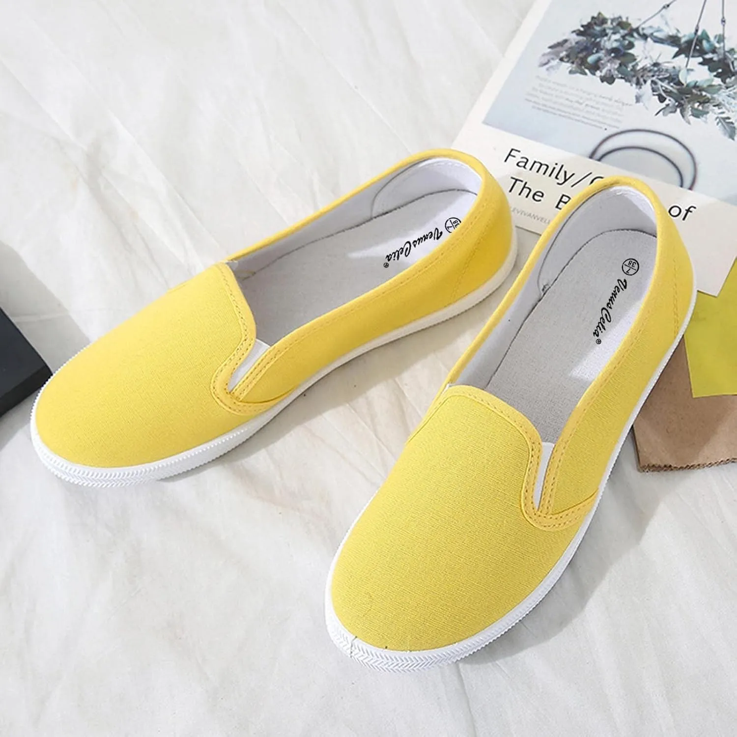 Women Orthopedic Sneakers Platform Wedge Sneakers Slip On Breathable Lightweight Fashion Sneakers Loafers Walking Shoes