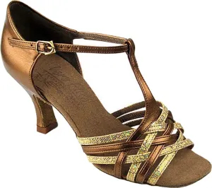 Women's Ballroom Dance Shoes Salsa Latin Practice Shoes S92304EB Comfortable-Very Fine 2" [Bundle of 5]