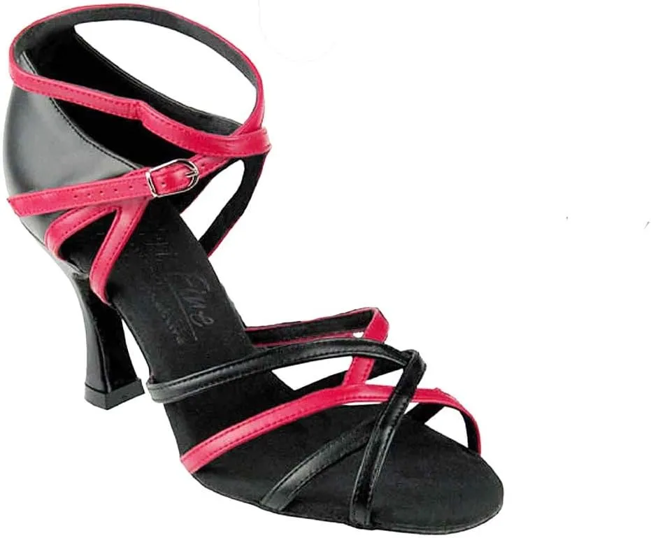 Women's Ballroom Dance Shoes Salsa Latin Practice Shoes S9261EB Comfortable-Very Fine 1.2" [Bundle of 5]