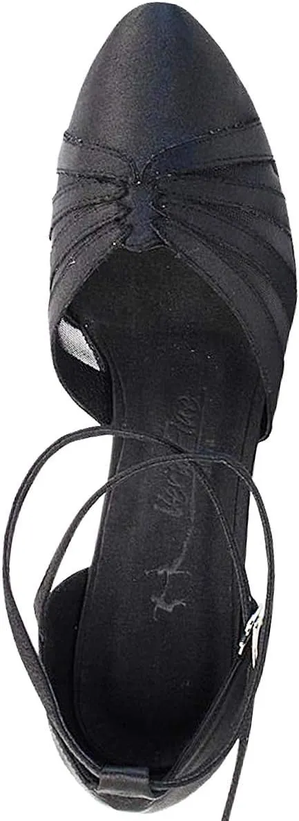 Women's Ballroom Dance Shoes Salsa Latin Practice Shoes Sera3543EB Comfortable-Very Fine 1.2" [Bundle of 5]