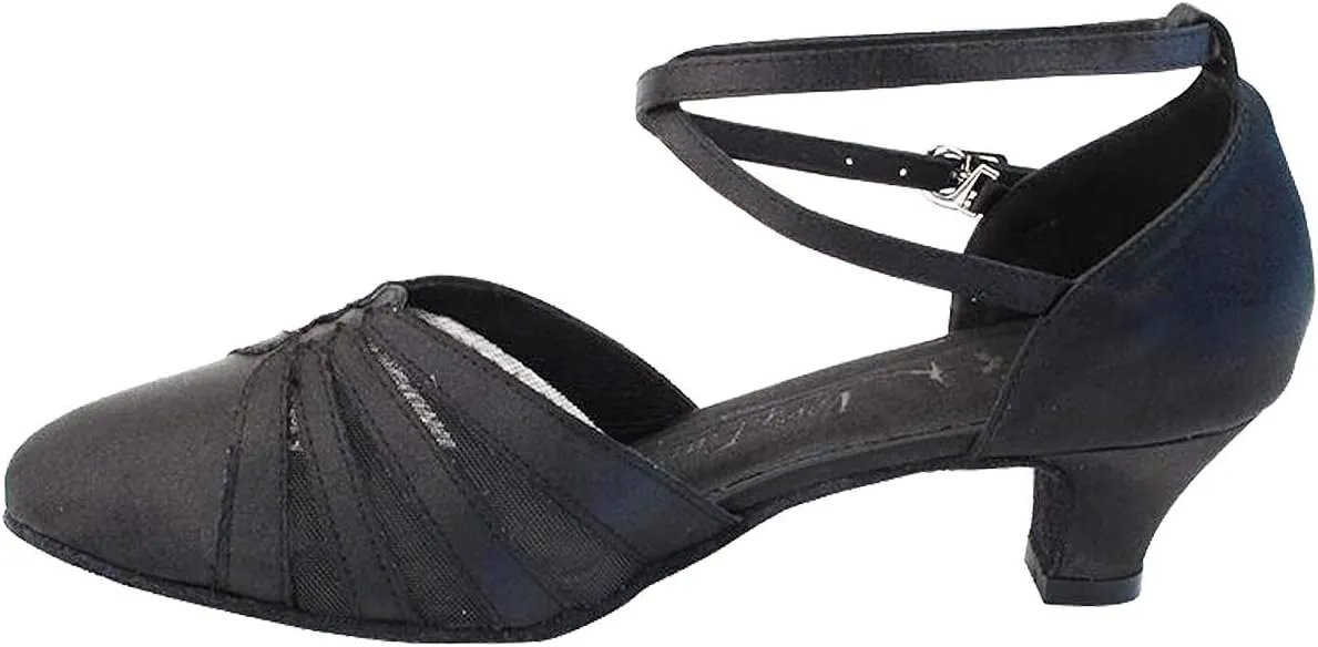 Women's Ballroom Dance Shoes Salsa Latin Practice Shoes Sera3543EB Comfortable-Very Fine 1.2" [Bundle of 5]