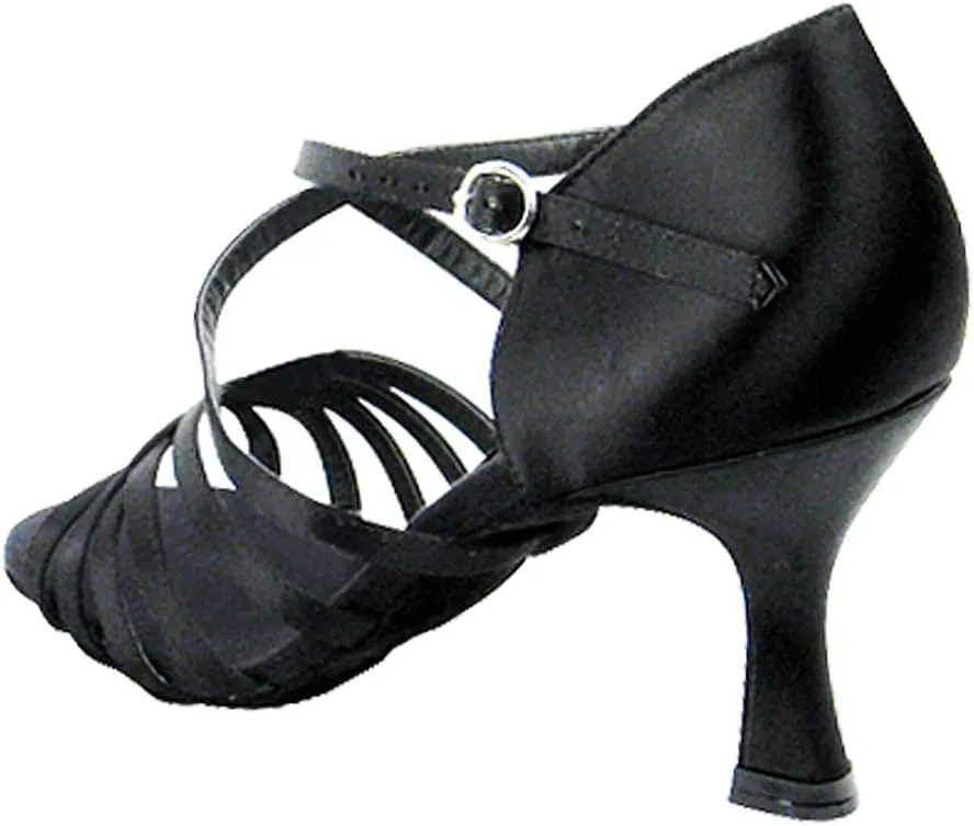 Women's Ballroom Dance Shoes Tango Wedding Salsa Shoes CD2001EB Comfortable-Very Fine 3" [Bundle of 5]