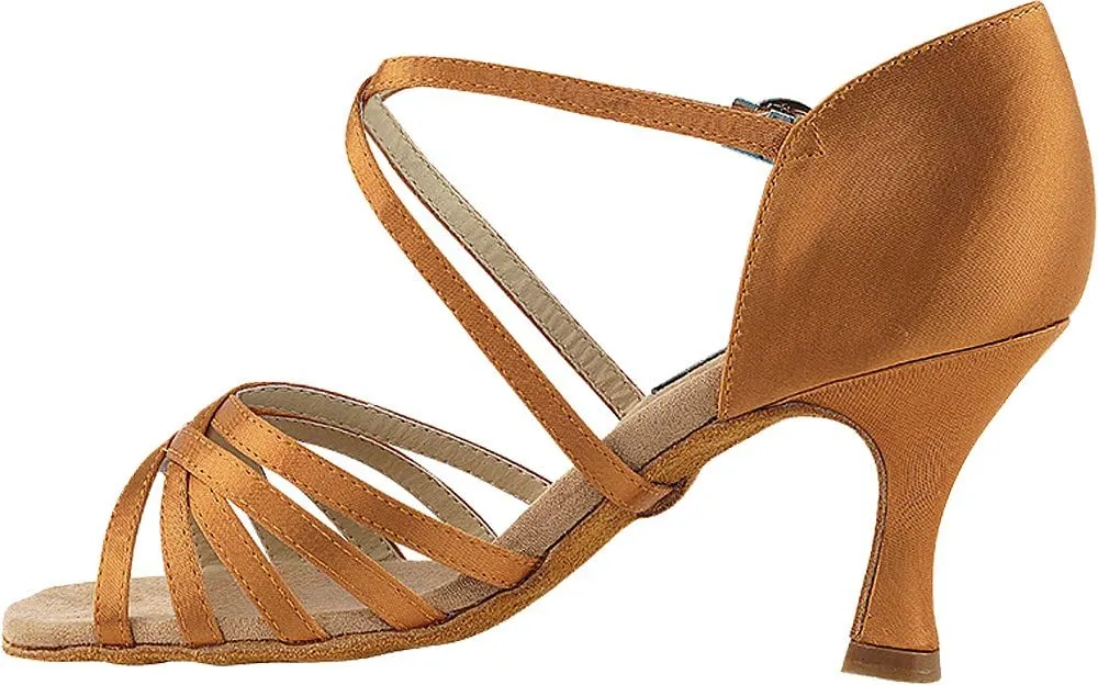 Women's Ballroom Dance Shoes Tango Wedding Salsa Shoes CD2056EB Comfortable-Very Fine 3"[Bundle of 5]