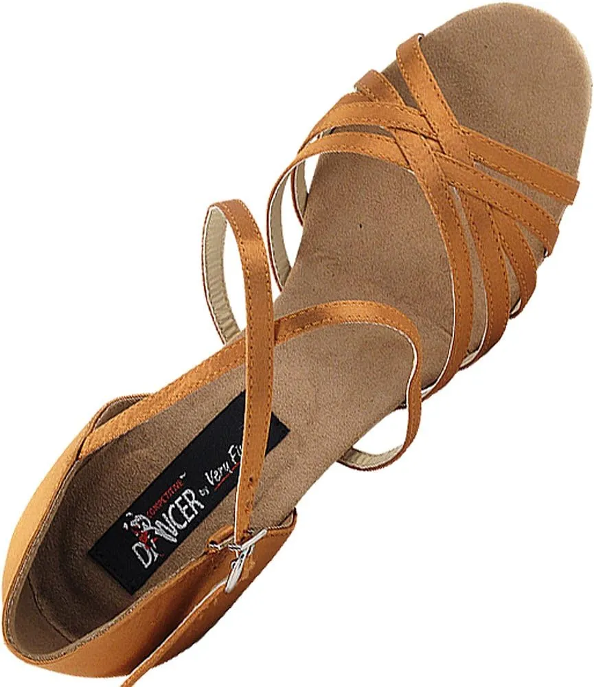 Women's Ballroom Dance Shoes Tango Wedding Salsa Shoes CD2056EB Comfortable-Very Fine 3"[Bundle of 5]
