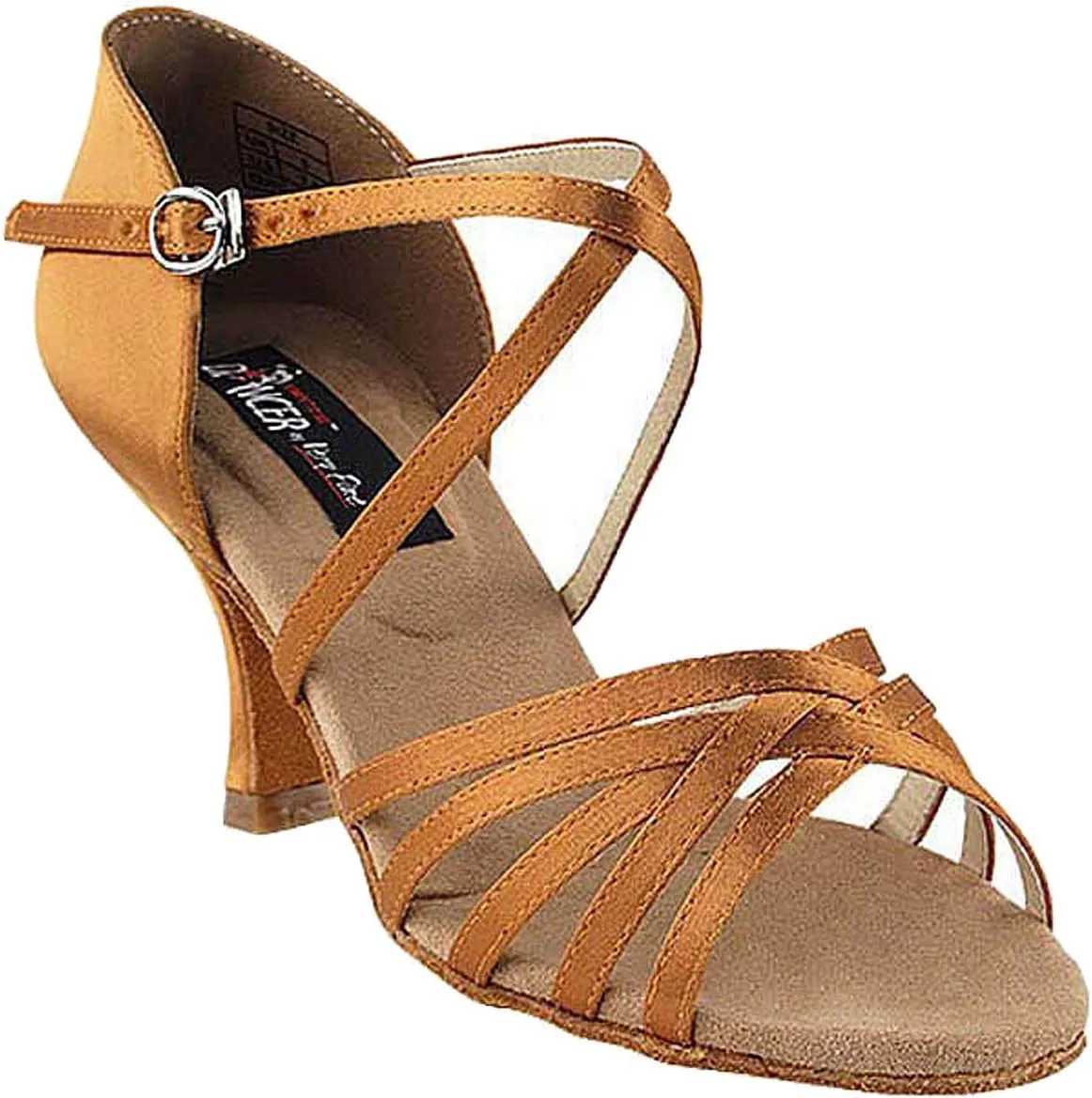 Women's Ballroom Dance Shoes Tango Wedding Salsa Shoes CD2056EB Comfortable-Very Fine 3"[Bundle of 5]