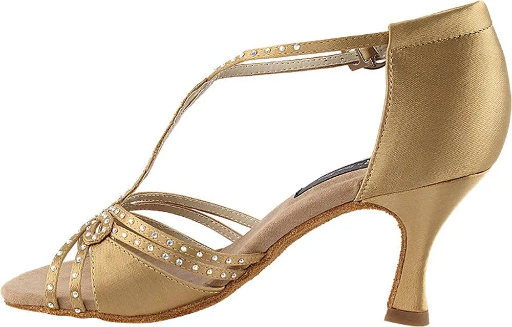 Women's Ballroom Dance Shoes Tango Wedding Salsa Shoes CD2801EB Comfortable-Very Fine 3" [Bundle of 5]