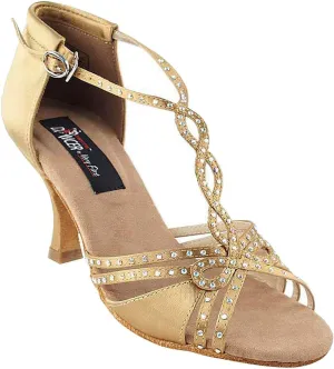 Women's Ballroom Dance Shoes Tango Wedding Salsa Shoes CD2801EB Comfortable-Very Fine 3" [Bundle of 5]