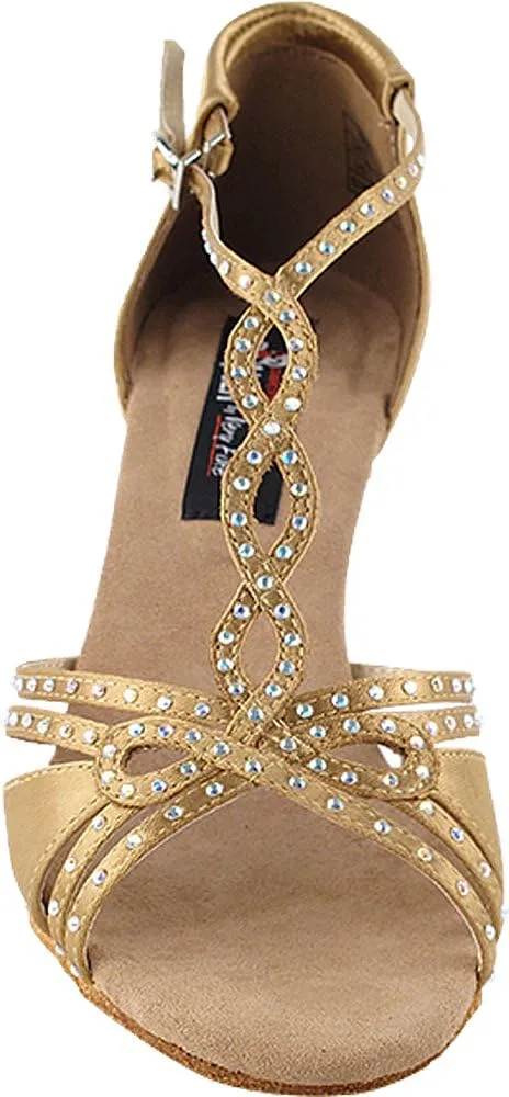 Women's Ballroom Dance Shoes Tango Wedding Salsa Shoes CD2801EB Comfortable-Very Fine 3" [Bundle of 5]