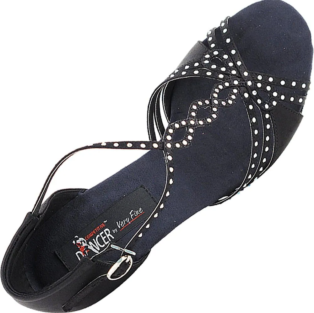 Women's Ballroom Dance Shoes Tango Wedding Salsa Shoes CD2801EB Comfortable-Very Fine 3" [Bundle of 5]