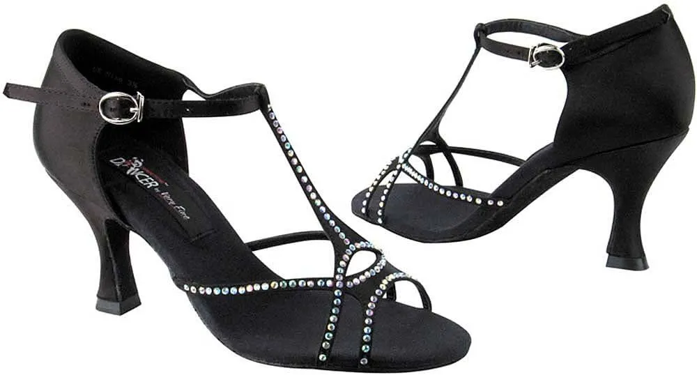 Women's Ballroom Dance Shoes Tango Wedding Salsa Shoes CD2804EB Comfortable-Very Fine 2.5" [Bundle of 5]