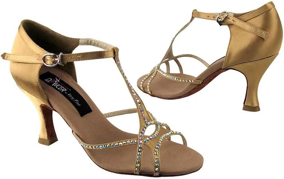 Women's Ballroom Dance Shoes Tango Wedding Salsa Shoes CD2804EB Comfortable-Very Fine 2.5" [Bundle of 5]